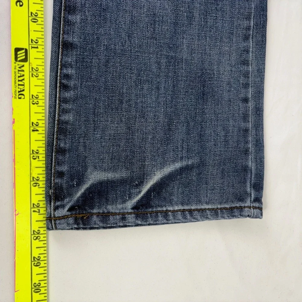 EXPRESS Mens‎ Jeans Relaxed Straight Leg Blue Wash Denim Cotton 38x30 (36x28)